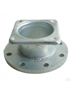 Adapter z kołnierzem czworokątnym i znormalizowanym...