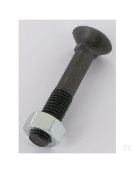 Śruba płużna 4-kt. z podsadzeniem DIN 608 M12x70 mm kl. 12.9 z nakrętką 1270129VK