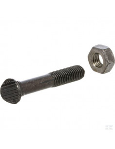 Śruba redlicy wypukła kl. 8.8, M10 X 60 mm z nakrętką...