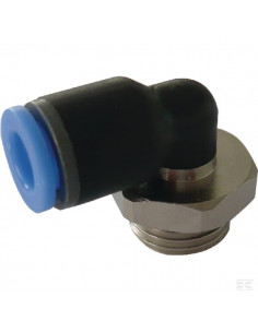 Złącze wtykowe kątowe, obrotowe, cylindryczny gwint zew....