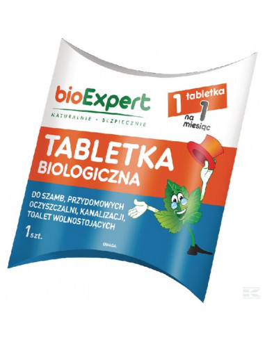 bioExpert musujące Tabletki do szamb i oczyszczalni 1 szt. 1705061001