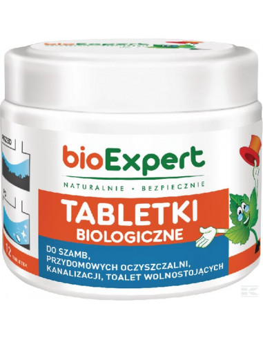 bioExpert musujące Tabletki do szamb i oczyszczalni 12 szt. 1705061012