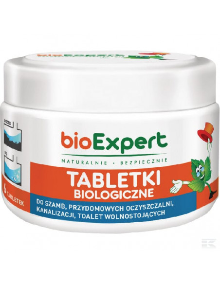 bioExpert musujące Tabletki do szamb i oczyszczalni 6 szt. 1705061006