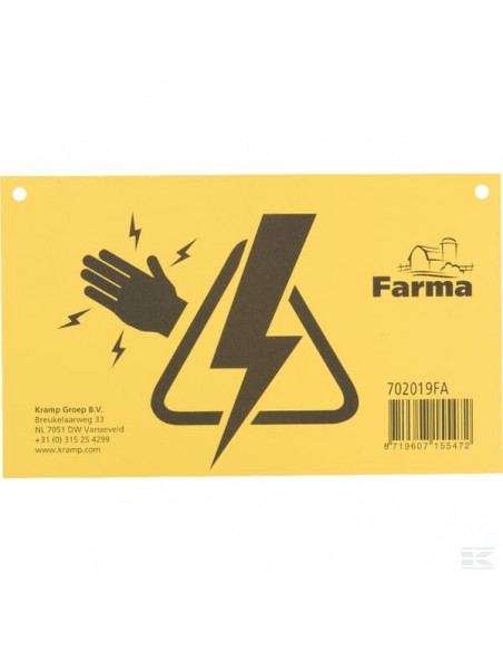 Tabliczka ostrzegawcza 702019FA