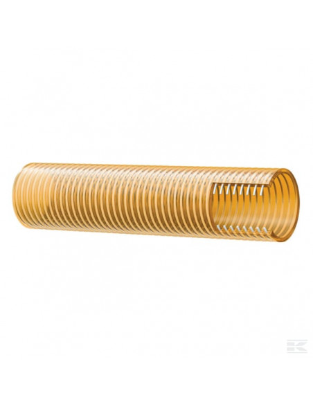 Wąż ssawno - tłoczny PCW żółty ze spiralą Alfagomma, 3" SL25300