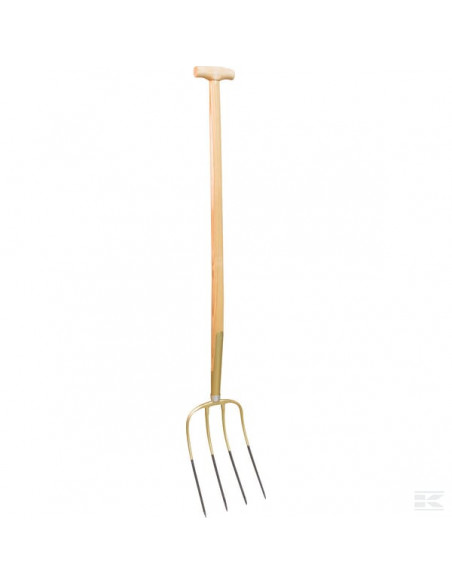 Widły gospodarcze ze skuwką, 4-zębne oprawne T 100 cm 2060KR