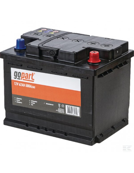 Akumulator 12V 62Ah 500A gopart 1062004