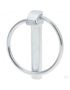 Zawleczka składana z kółkiem 9x43 mm Kramp LP9KR