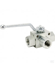 Zawór kulowy 3/2-L - 1/2"BSP KH3KSR08GP