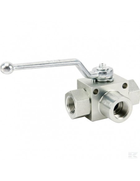 Zawór kulowy 3/2-L - 1/2"BSP KH3KSR08GP