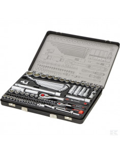 Zestaw kluczy nasadowych 1/4” + 1/2" 82 ele. 180482420KR