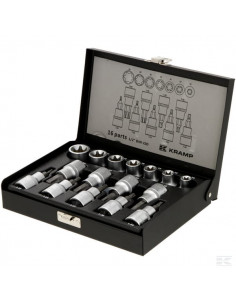 Zestaw kluczy Torx 1/2" 16 ele. 1804924016KR