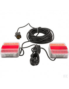 Zestaw lamp LED, tylnych na magnes 12m LA65014