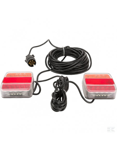 Zestaw lamp LED, tylnych na magnes 12m LA65014