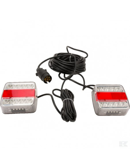 Zestaw lamp LED, tylnych przykręcanych 12m 12V LA65016