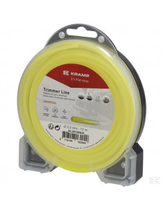 Żyłka tnąca Ø 3 mm 15 m okrągła żółta Kramp NL3015RKR