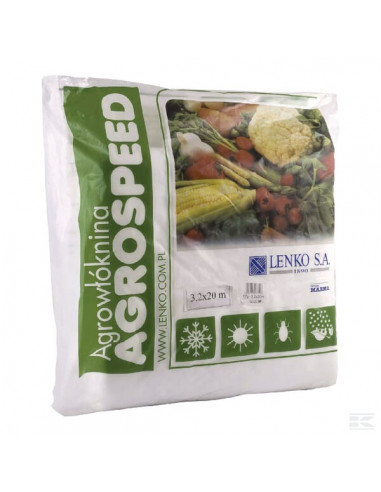 Agrowłóknina Agrospeed, biała, 17 g 3,2 x 20 m 1569005032