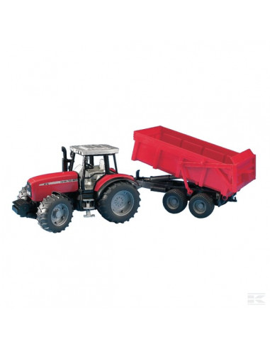 Ciągnik Massey Ferguson 7480 z przyczepą U02045