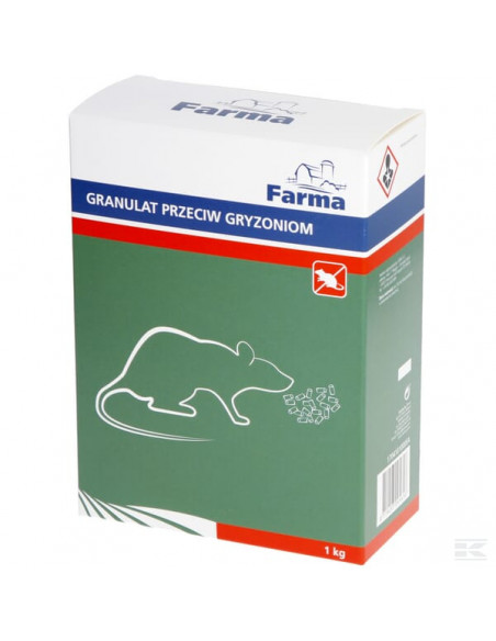 Granulat na myszy i szczury 1 kg Farma 1704101000FA