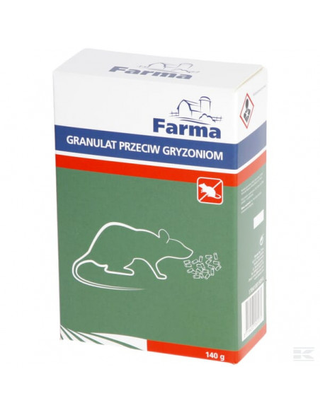 Granulat na myszy i szczury 140 g Farma 1704100150FA