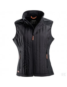 Kamizelka polarowa hybrydowa, damska, antracytowa, roz. L...