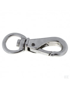 Karabińczyk zatrzaskowy z okrętką, Ø 12 1554082501