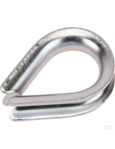 Kausza do liny ocynk, 10 mm WT10