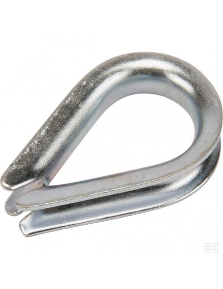 Kausza do liny ocynk, 12 mm WT12