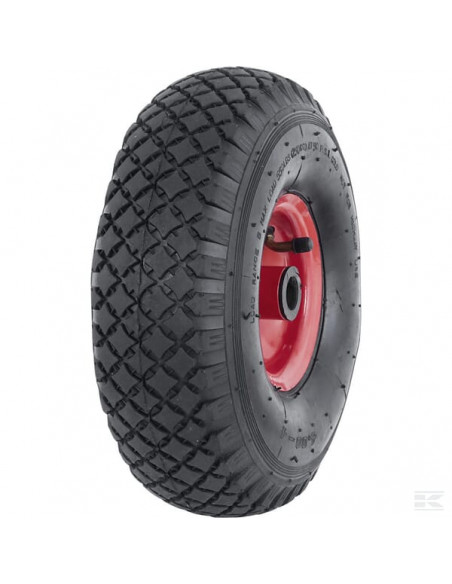 Koło małogabarytowe, 4.00-4, 2PR, FI400, 20x100 mm pneumatyczne 1255040202