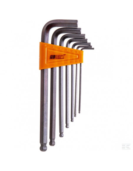 Komplet kluczy imbusowych gopart, 2.5 - 10 mm 7 szt. 10002GP
