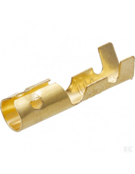 Końcówka przewodu nasadkowa, cylindryczna N 2,5 2.5 mm² 3.6 mm bursztynowa nieizolowana 1440000070