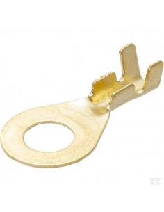 Końcówka przewodu oczkowa, M6 2.5 mm² 0.5 mm bursztynowa...