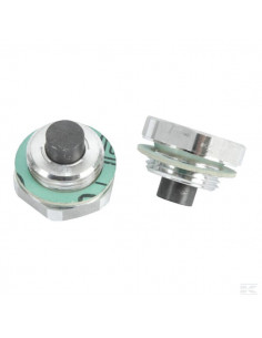 Korek z magnesem, aluminiowy B650TMA12