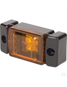 Lampa obrysowa LED, prostokątna, 12/24V pomarańczowa,...