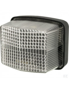 Lampa obrysowa kwadratowa, 12/24V biała, przykręcana...