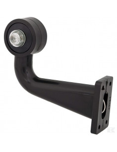 Lampa obrysowa LED, prawa, 12/24V czerwona/przezroczysta,...