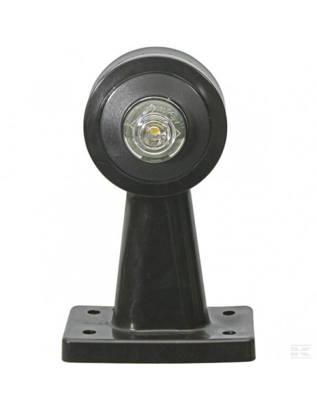 Lampa obrysowa LED, prawa, 12/24V czerwona/przezroczysta, przykręcana Waś 1400300030