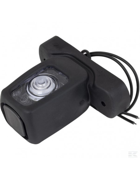 Lampa obrysowa LED, 12/24V przezroczysta, przykręcana Waś 1400300120