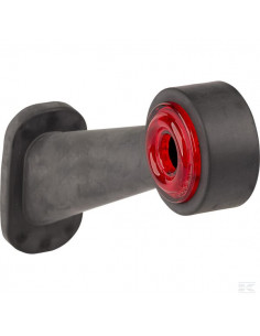 Lampa obrysowa LED, prawa, 12/24V czerwona/przezroczysta,...