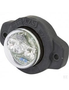 Lampa obrysowa LED, cytryna, 12/24V biała, przykręcana...