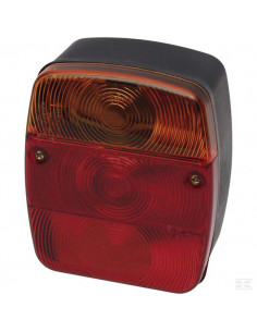 Lampa tylna zespolona, kwadratowa, 12/24V...