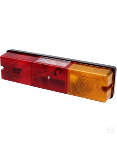 Lampa tylna zespolona, lewa, prostokątna, 12/24V...