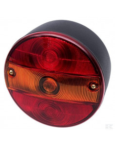 Lampa tylna zespolona, okrągła, Ø 142 mm prawa, 12/24V...
