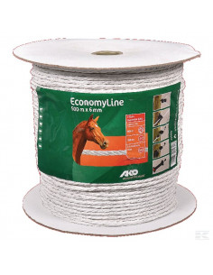 Linka ogrodzeniowa Economy Line, 6.5 mm 500 m, biała 441545