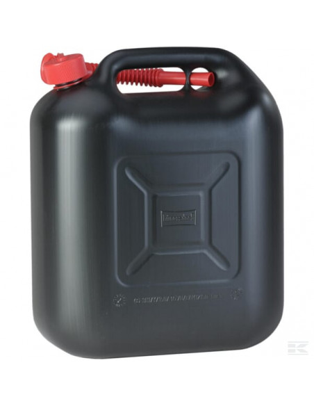 Kanister z tworzywa czarny Hünersdorff, 20 l JK8135