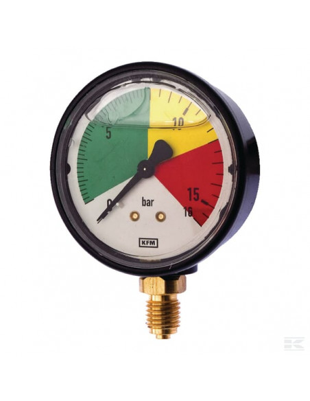 Manometr glicerynowy, 16 bar przyłącze dolne M12x1.5 65004002000021