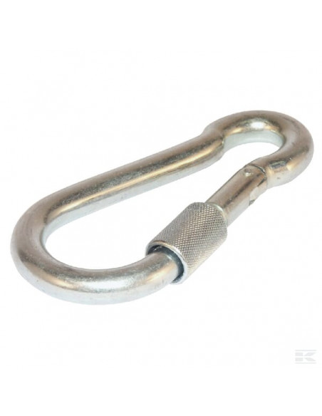 Karabińczyk do lin z zabezpieczeniem, 12 mm KH12S