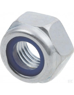 Nakrętka sześciokątna samohamowna DIN985 stalowa ocynk...