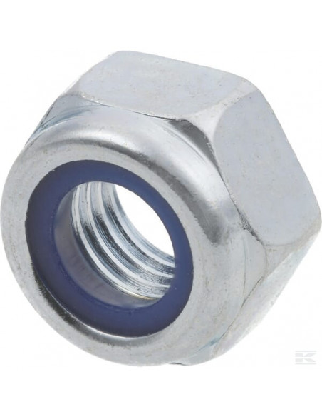 Nakrętka sześciokątna samohamowna DIN985 stalowa ocynk kl. 10 M10x1.25 Kramp 9851012510