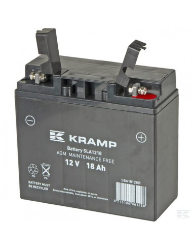 Akumulator 12V 18Ah 140A Kramp SBA1812KR